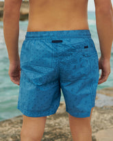 Printed Bandana Patchwork Swim Shorts | 
