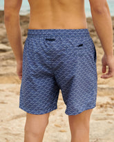 Sketched Waves Swim Shorts - Beachwear Collection | 