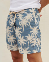 Printed Swim Shorts Hand Drawn - THE ESSENTIAL SUMMER LOOK | 