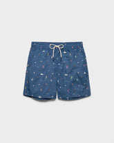 Costume in Nylon Riciclato Ultra-leggero Stampato - Il look perfetto per una giornata in barca | 