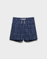 Stone Washed Printed Nylon Swim Shorts - Your Boat Day Look | 