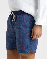 Ciro Printed Recycled Ultra Light Swim Shorts - Luca Rubinacci x Manebí|Total Look | 