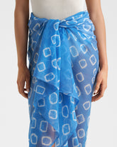 Sarong Calypso in Tie Dye Ikat - Sun-Ready Essentials | 