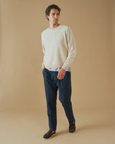 Cashmere Monterey Crew Neck - Knitwear | 