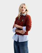 Maglione Lagoon Girocollo in Misto Cashmere | 