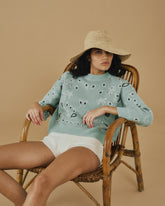 Cashmere Zephyr Crew Neck - Knitwear | 