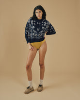 Cashmere Zephyr Crew Neck - Knitwear | 