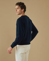 Cashmere Monterey Crew Neck - Knitwear | 
