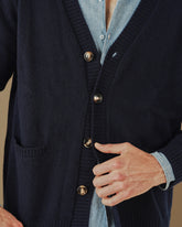 Cashmere Horizon Cardigan Man | 