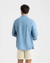Recycled Polyester And Linen Blend Swim Shorts | 