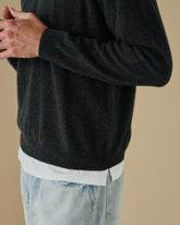 Cashmere Monterey Crew Neck - Knitwear | 