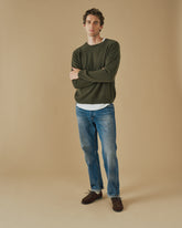 Cashmere Monterey Crew Neck - Knitwear | 