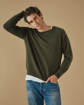 Cashmere Monterey Crew Neck - Knitwear | 