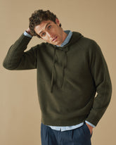 Maglia in Cashmere con cappuccio Marlin | 