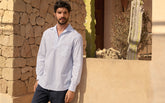 Poplin Nassau Polo Shirt - Men's Collection | 