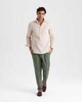 Blend Cotton Gabardine Portofino Trousers - Men's Pants & Shorts | 