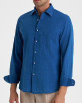 Cotton Seersucker Panama Shirt - Men’s Clothing | 