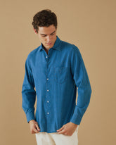 Cotton Seersucker Panama Shirt - Men's NEW CLOTHING | 
