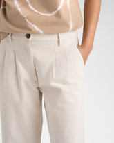 Raw Cotton Twill Sevilla Trousers - Nuovi Arrivi | Abbigliamento Donna | 