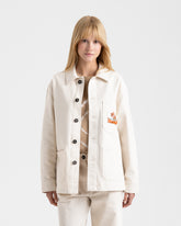 Raw Cotton Twill Ventana Overshirt - Women’s Clothing | 