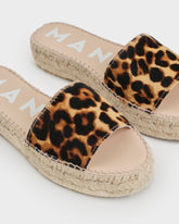 Calf Hair Double Sole Slides - Women's Shoes | 