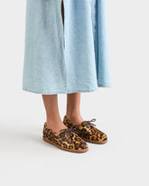 Calf Hair Boat-Shoes - Women's Boat Shoes | 