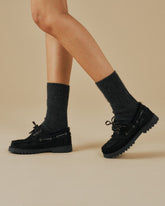 Calf Hair Field Moccasins - Women's Boat Shoes | 