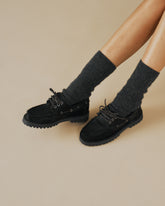 Calf Hair Field Moccasins - Women's Boat Shoes | 