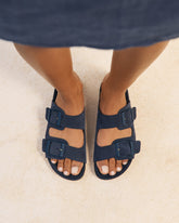 Suede Traveler Nordic Sandals | 