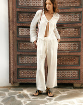 Linen Belem Trousers - The Summer Total Look | 
