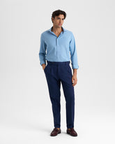 Blend Cotton Gabardine Sorrento Trousers - Men's Pants & Shorts | 
