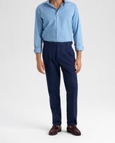 Blend Cotton Gabardine Sorrento Trousers - Men's Pants & Shorts | 