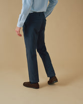 Blend Cotton Gabardine Savana Trousers Belt - Men's NEW CLOTHING | 
