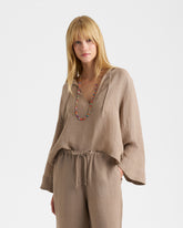 Nylon Linen Aventura Shirt - Women’s Clothing | 