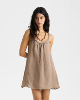 Nylon Linen Maracaibo Dress - Women’s Clothing | 