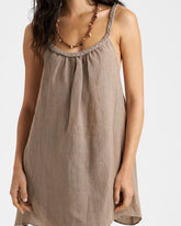 Nylon Linen Maracaibo Dress - Women’s Clothing | 