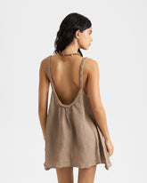 Nylon Linen Maracaibo Dress - Women’s Clothing | 