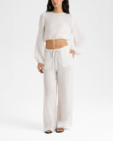 Pantaloni Marbella in Lino e Nylon - Welcome Summer Promo|Abbigliamento Donna | 