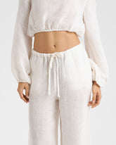 Pantaloni Marbella in Lino e Nylon - Welcome Summer Promo|Abbigliamento Donna | 