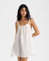 Nylon Linen Maracaibo Dress | 