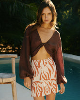 Printed Linen Lima Skirt - Collezione Donna | 
