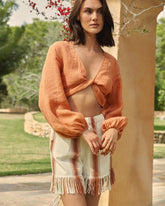Cotton Silk Blend Bora Bora Shorts - New Arrivals Women | 