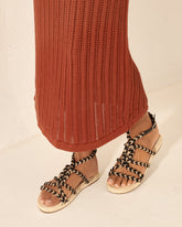 Jute Tie-Up Rope Sandals - The Summer Total Look | 