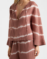 Camicia Aventura in Lino e Nylon - Shibori Capsule | 