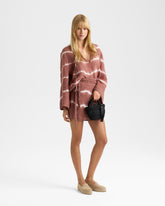 Gonna Estrella in Lino e Nylon - Shibori Capsule | 