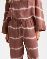 Pantaloni Marbella in Lino e Nylon - Shibori Capsule | 