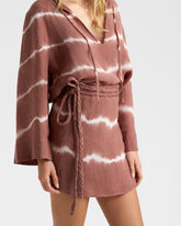 Gonna Estrella in Lino e Nylon - Shibori Capsule | 