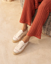 Woven Canvas<br />Lace-Up Espadrilles - All products no RTW | 