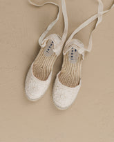 Cotton Crochet<br /> Flat Valenciana Espadrilles - Women’s Shoes | 