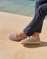 Cotton Jaquard Espadrilles - No Tote | 
